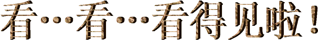 看…看…看得见啦!